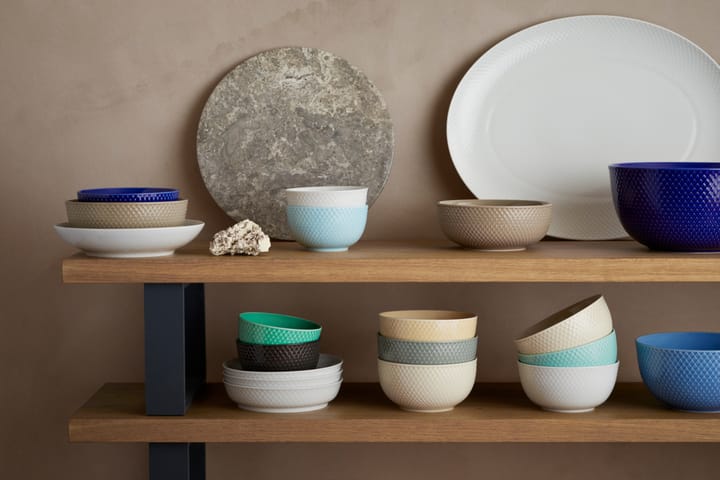 Rhombe Earth Bowl Ø15.5 cm - Clay - Lyngby Porcelæn