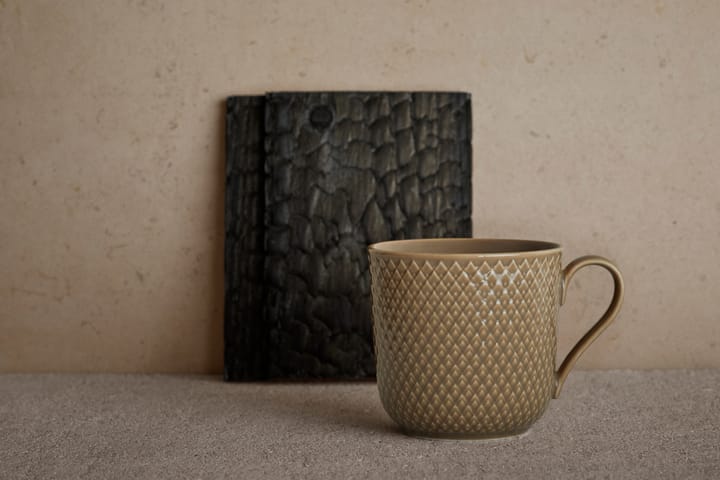 Rhombe Earth mug 39 cl - Clay - Lyngby Porcelæn