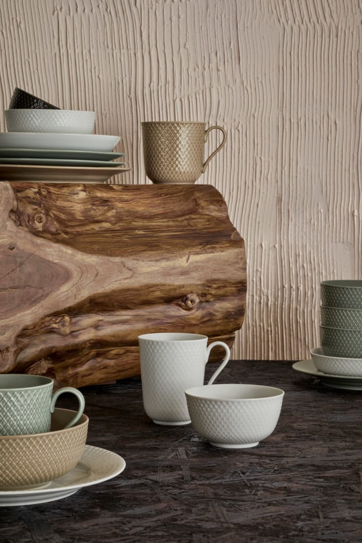 Rhombe Earth mug 39 cl - Moss - Lyngby Porcelæn