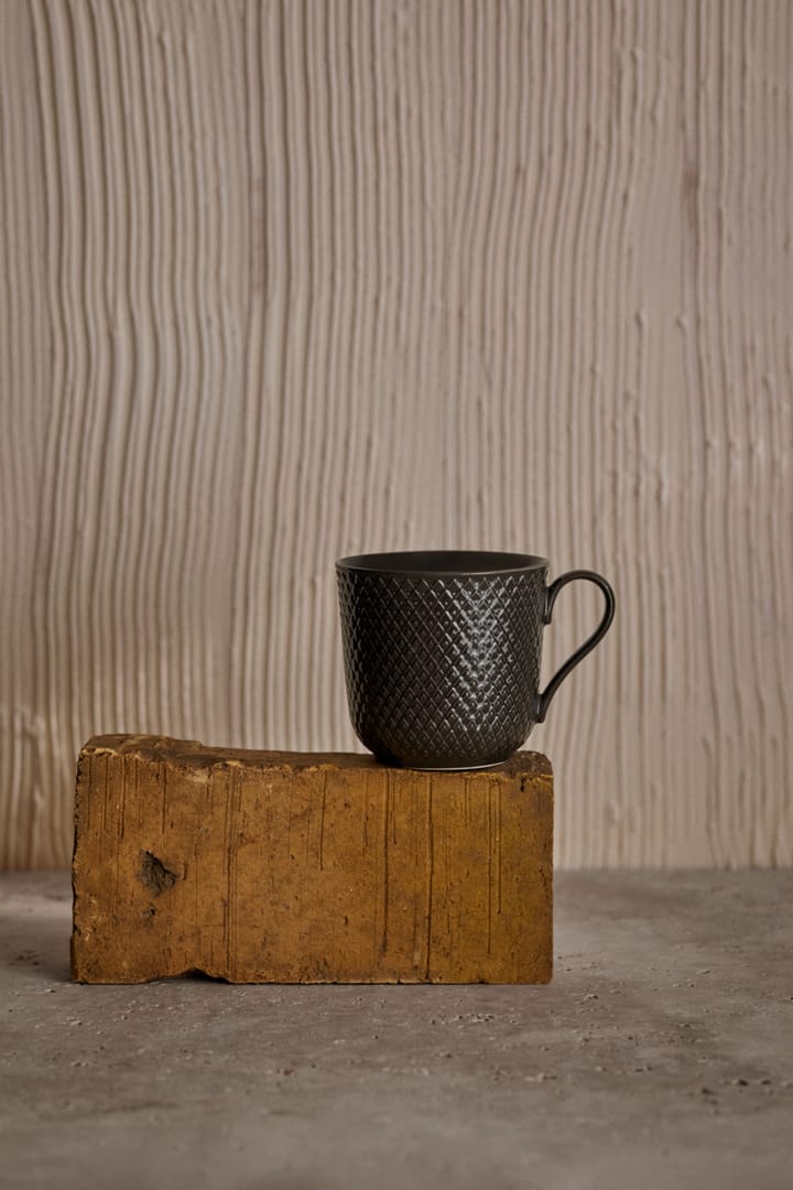 Rhombe Earth mug 39 cl - Slate - Lyngby Porcelæn