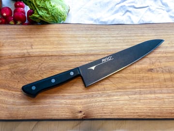 Mac Universal knife Chef with wooden handle 21 cm - Black - MAC