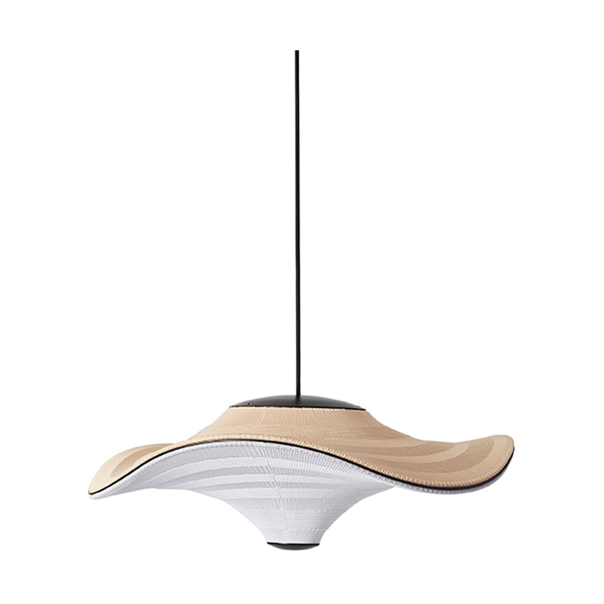 Made By Hand Flying pendant Ø58 cm Golden sand | Scandinavian Design | Pendant lamps | Yellow