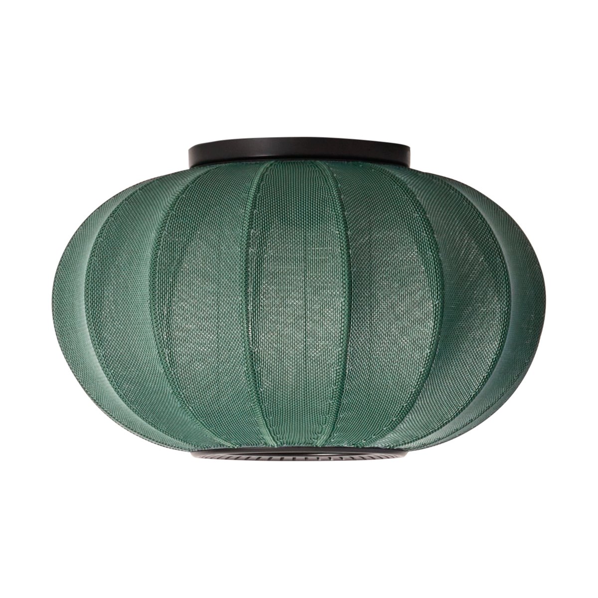 Made By Hand Knit-Wit 45 Oval wall and ceiling lamp Tweed green