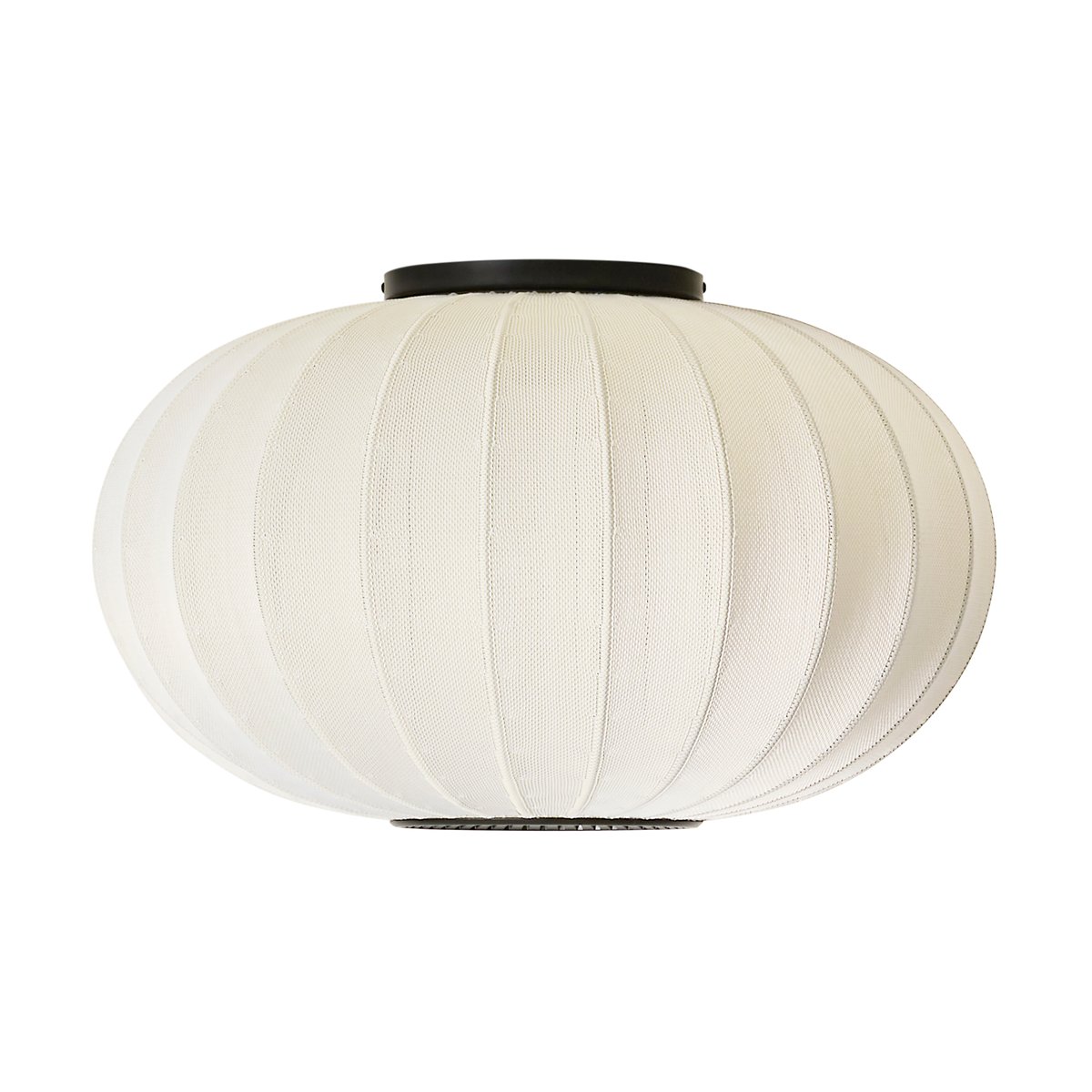 Made By Hand Knit-Wit 57 Oval wall and ceiling lamp Pearl white