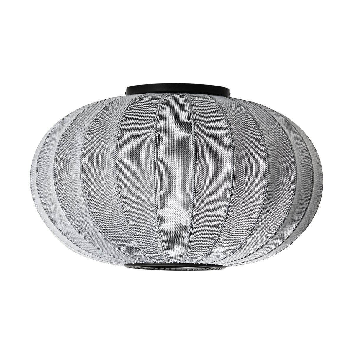 Made By Hand Knit-Wit 57 Oval wall and ceiling lamp Silver