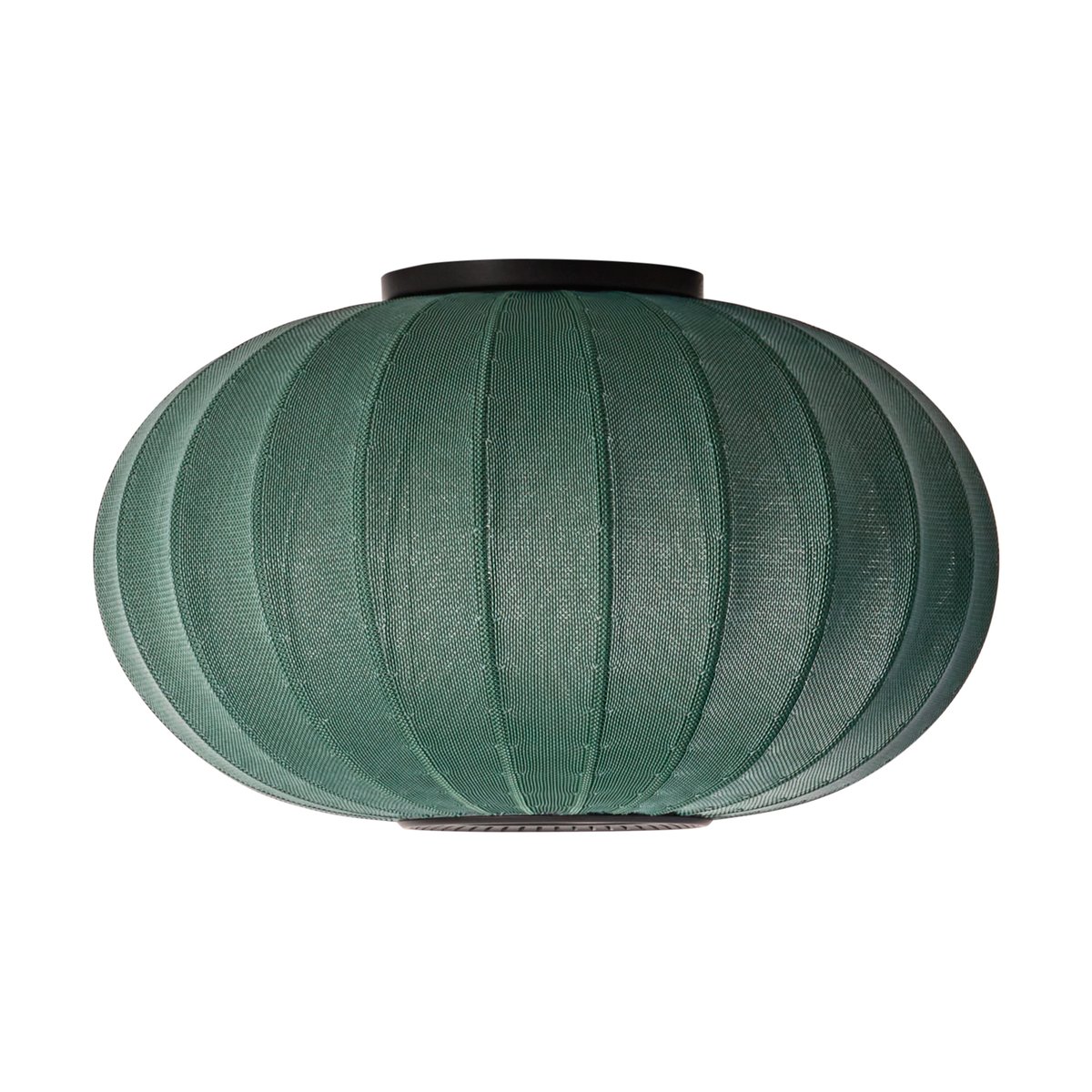 Made By Hand Knit-Wit 57 Oval wall and ceiling lamp Tweed green