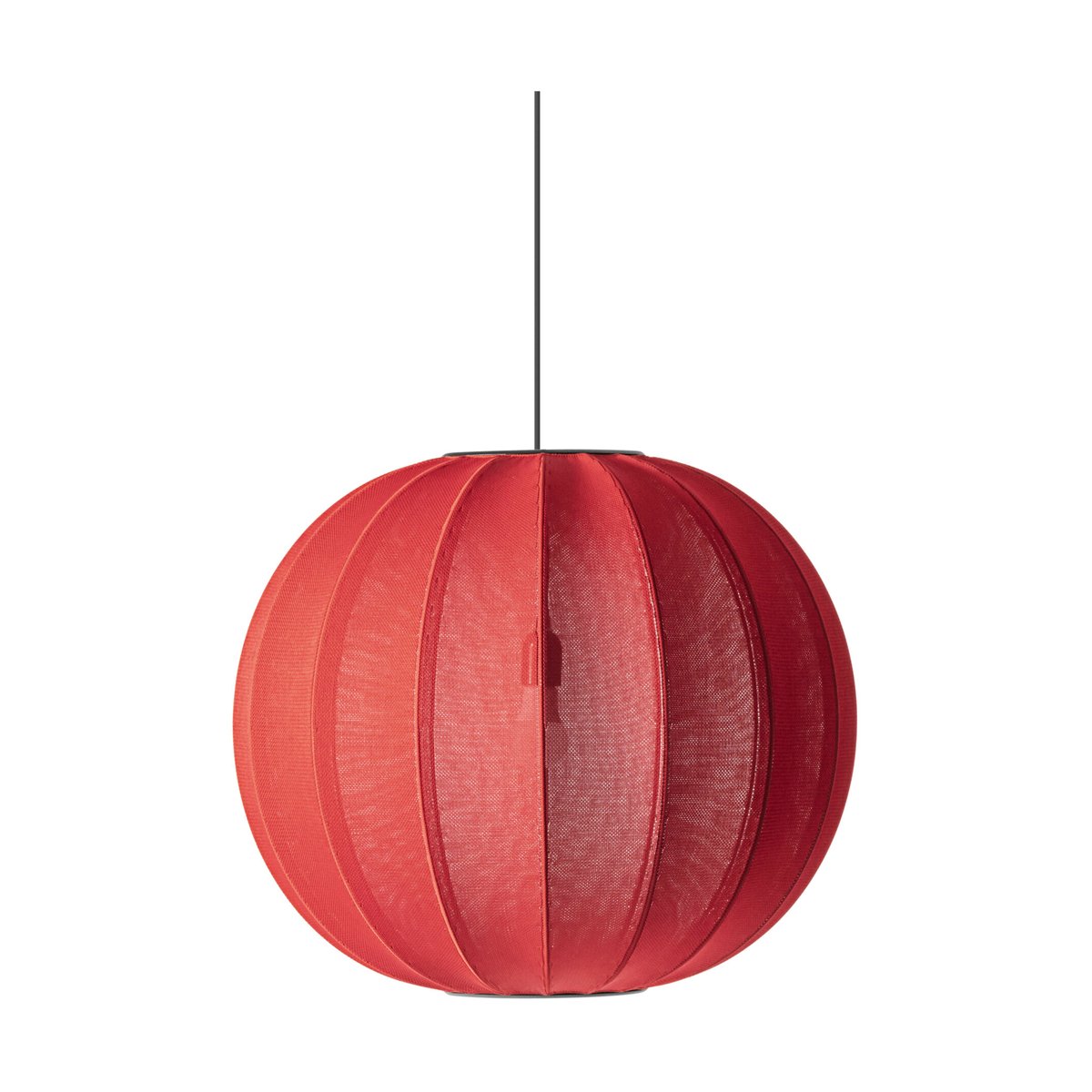 Made By Hand Knit-Wit 60 Round pendant Maple red