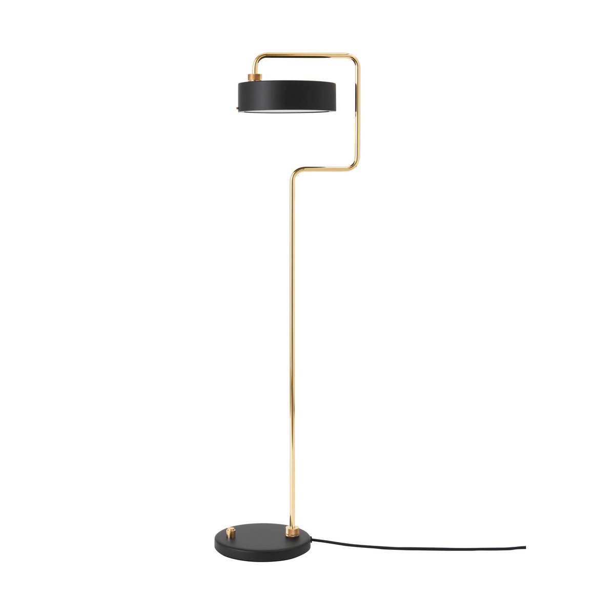 Made By Hand Petite Machine floor lamp Deep black