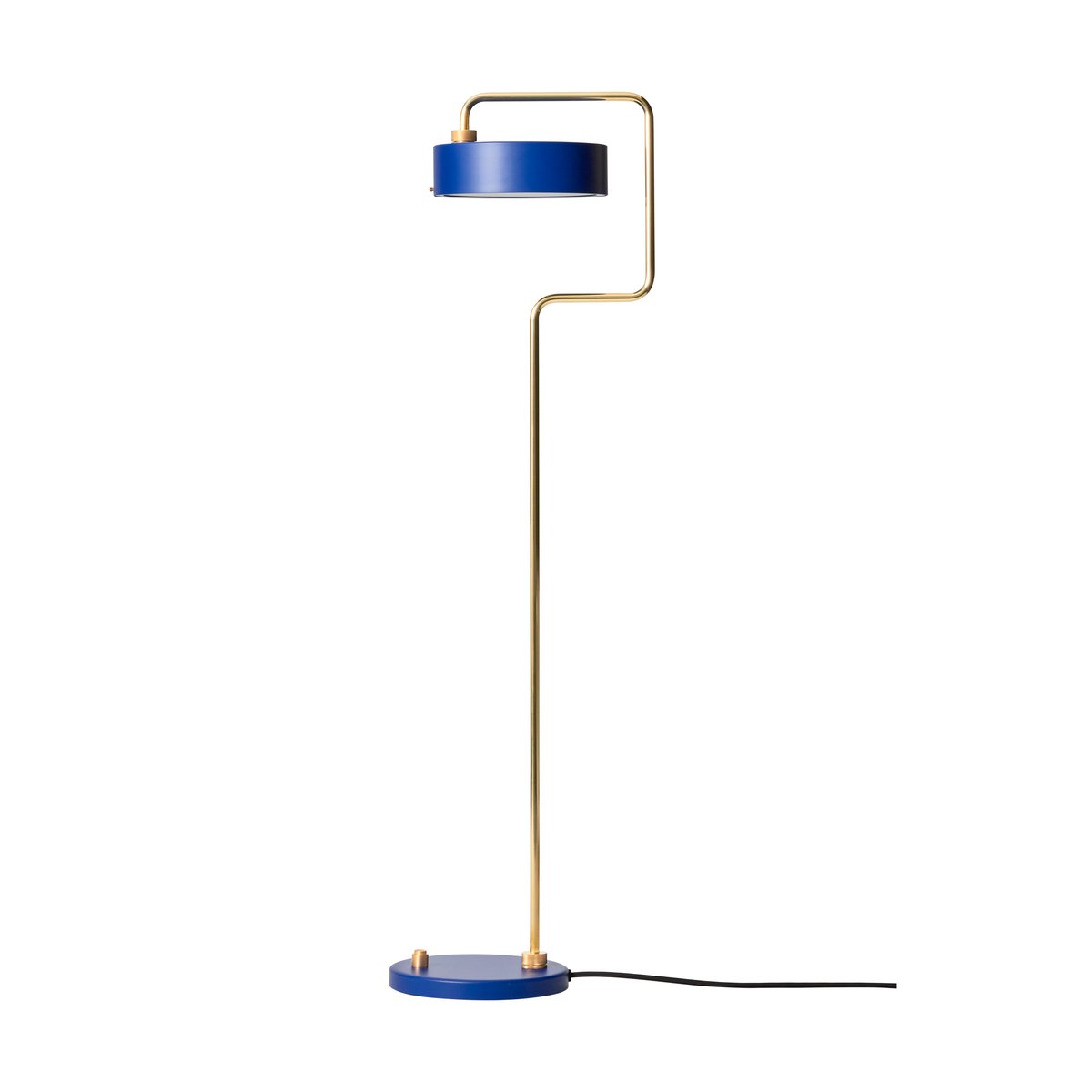 Made By Hand Petite Machine floor lamp Royal blue