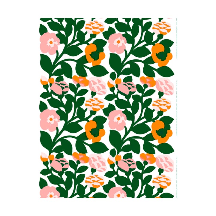 Green green fabric - Green-orange - Marimekko