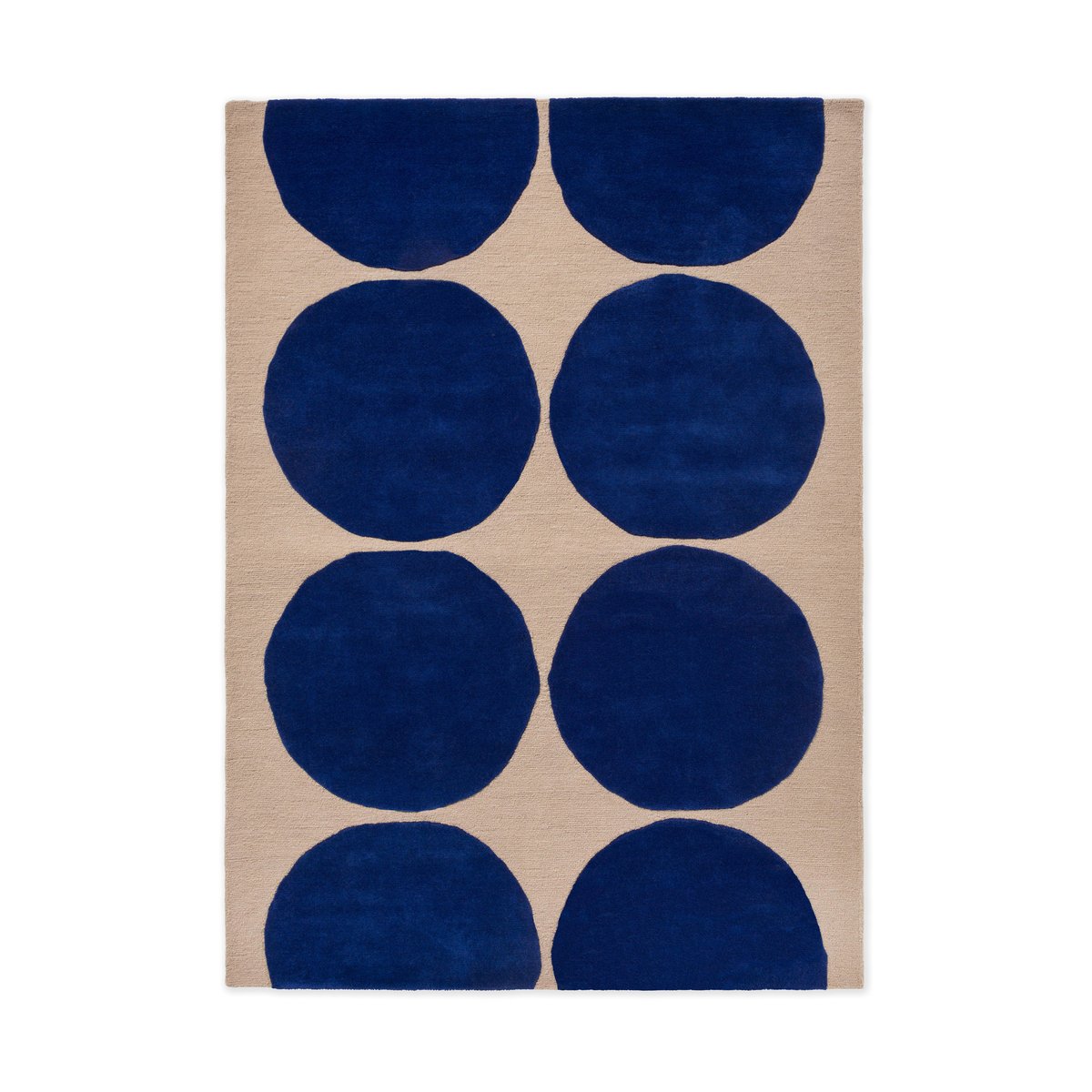 Marimekko Isot Kivet wool rug Blue, 140x200 cm