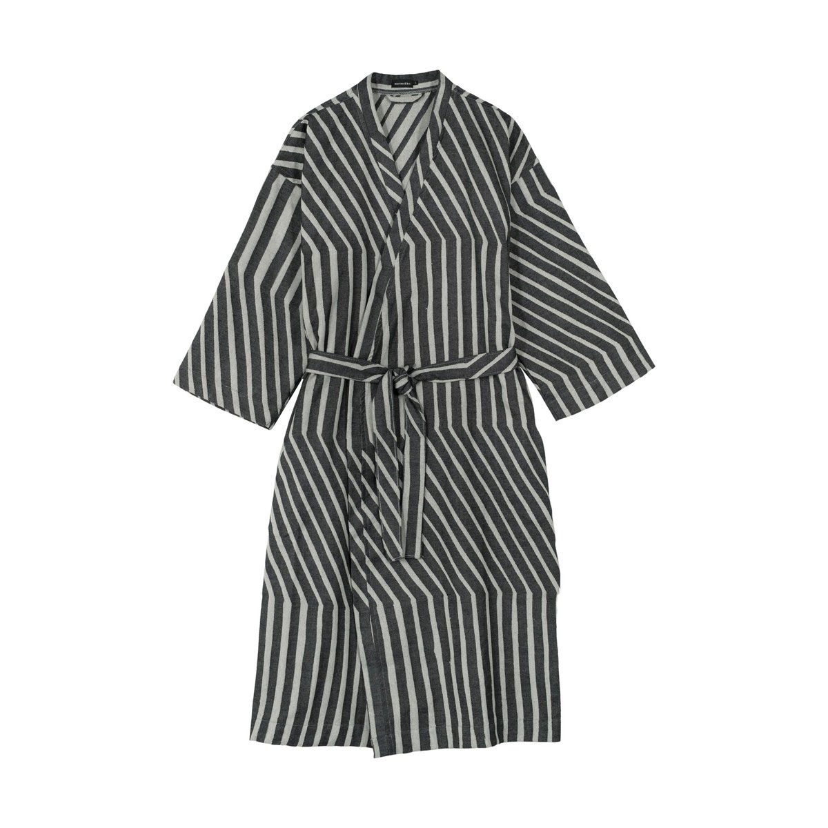 Marimekko Kalasääski bathrobe Off white-charcoal L/XL