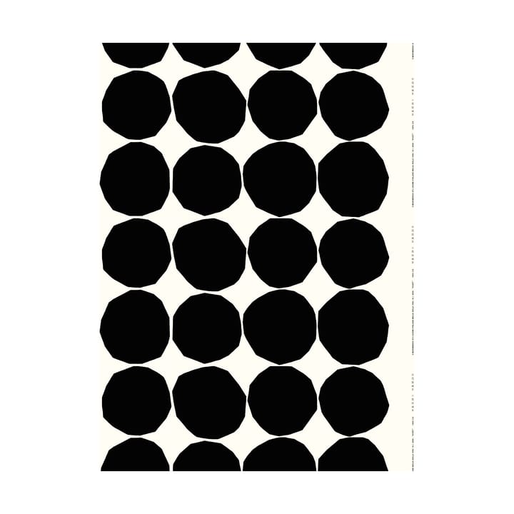 Kivet fabric, Black Marimekko