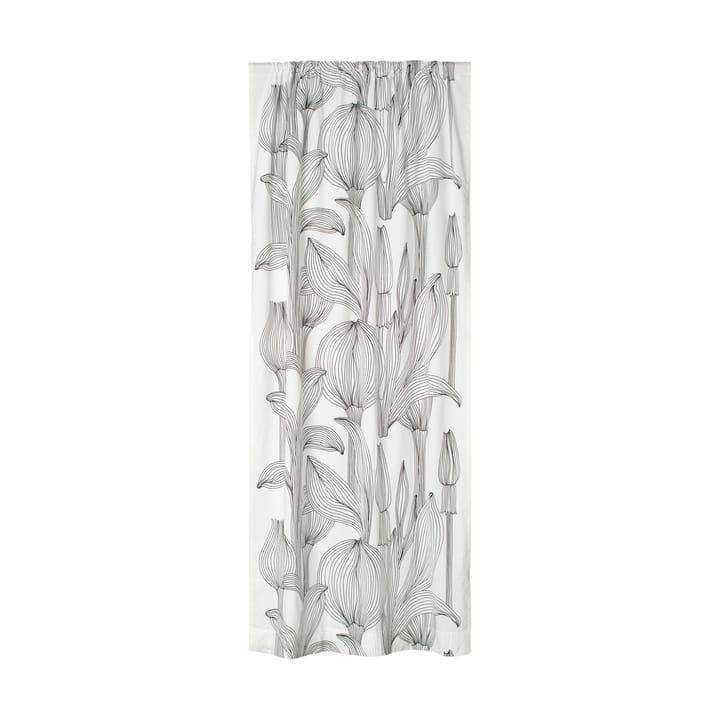 Kukat Puhkeavat curtain length 135x245 cm - White-black - Marimekko