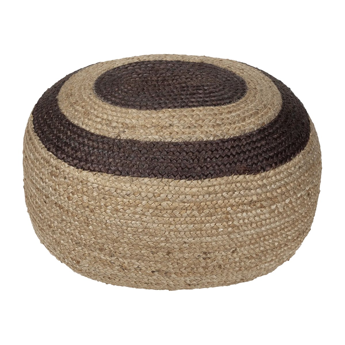 Marimekko Melooni pouffe jute Jute-dark brown