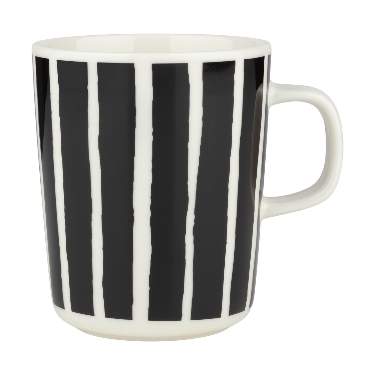 Marimekko Oiva Piccolo mug 25 cl White-black | Scandinavian Design | Coffee cups | White