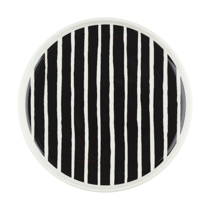 Oiva Piccolo plate Ø20 cm - White-black - Marimekko