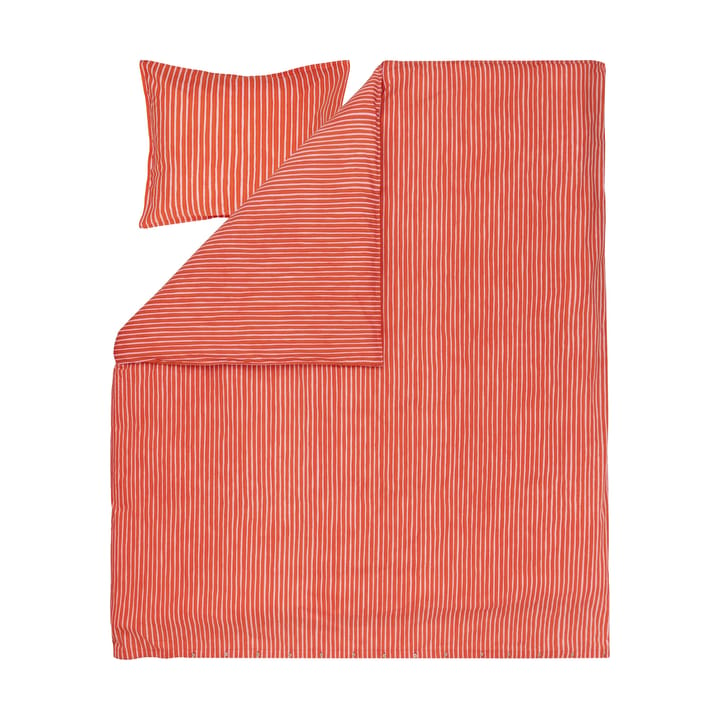 Piccolo duvet cover 240x220 cm - Warm orange-pink - Marimekko