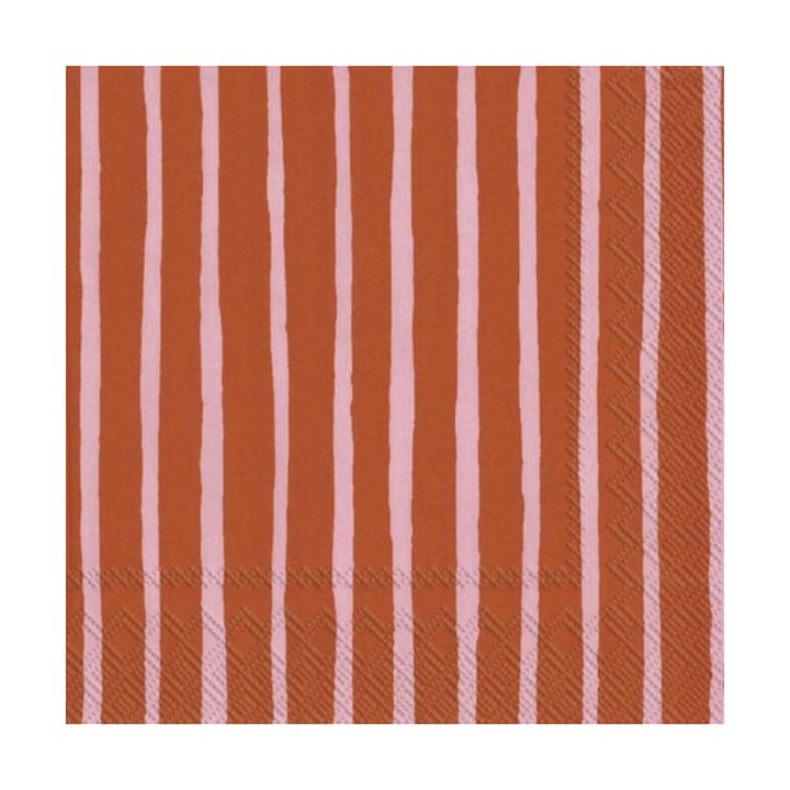 Piccolo napkin 33x33 cm 20-pack, Pink-orange Marimekko