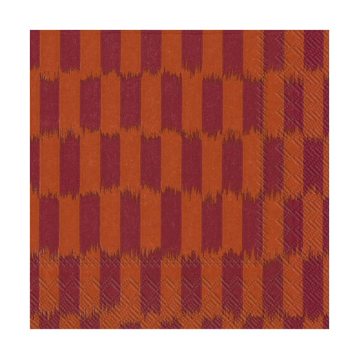 Piekana napkin 33x33 cm 20-pack - Terracotta - Marimekko