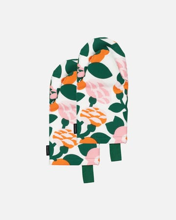 Pieni green green oven mitt 15x31 cm - Green-orange - Marimekko