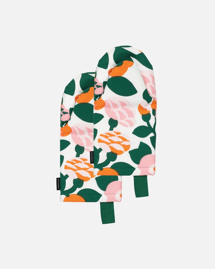 Pieni green green oven mitt 15x31 cm, Green-orange Marimekko