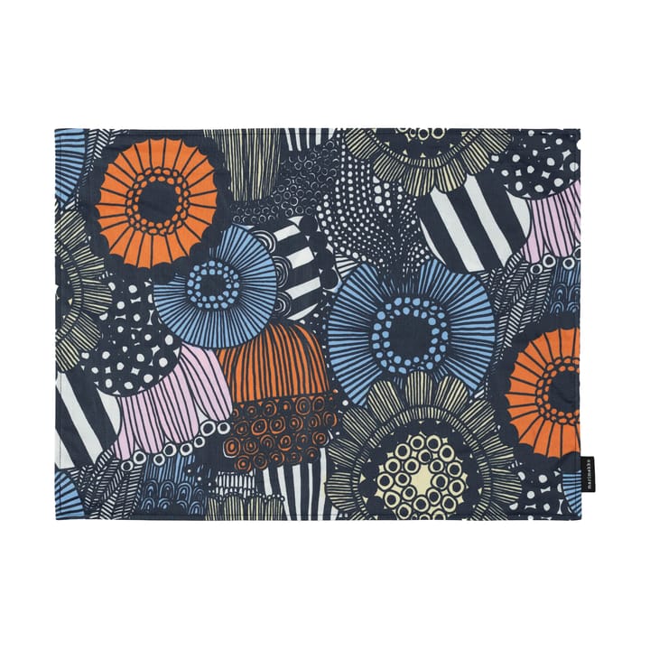 Pieni Siirtolapuutarha placemat - White-yellow-orange-light blue - Marimekko