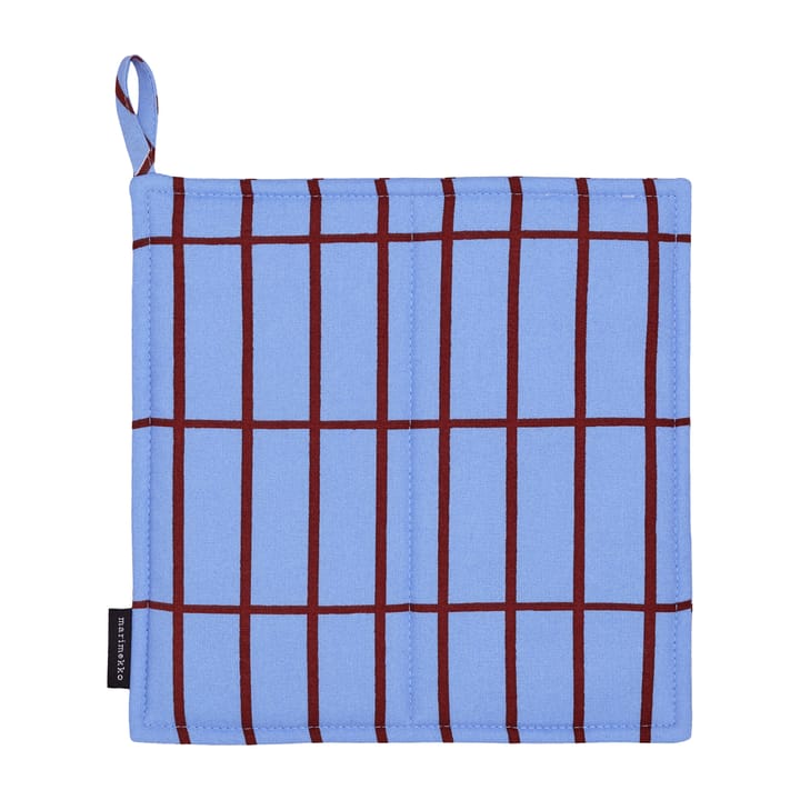 Pieni Tiiliskivi potholder - Brown-blue - Marimekko