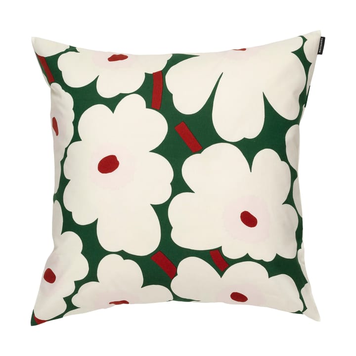 Pieni Unikko cushion cover 50x50 cm - Green - Marimekko