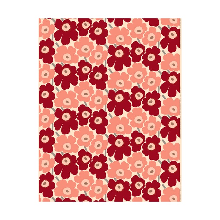 Pieni Unikko fabric cotton - Cotton-dark cherry-rosa - Marimekko