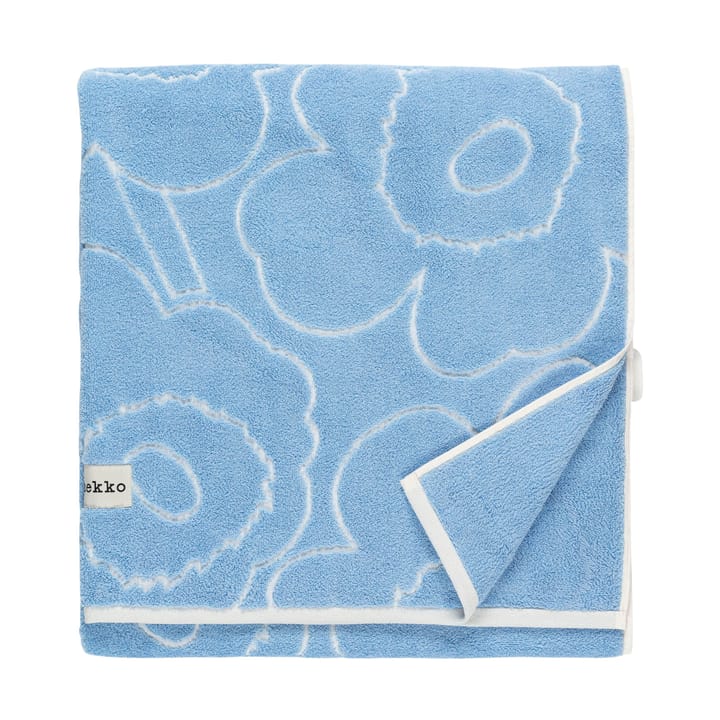 Piirto Unikko bath towel 100x160 cm, Blue Marimekko