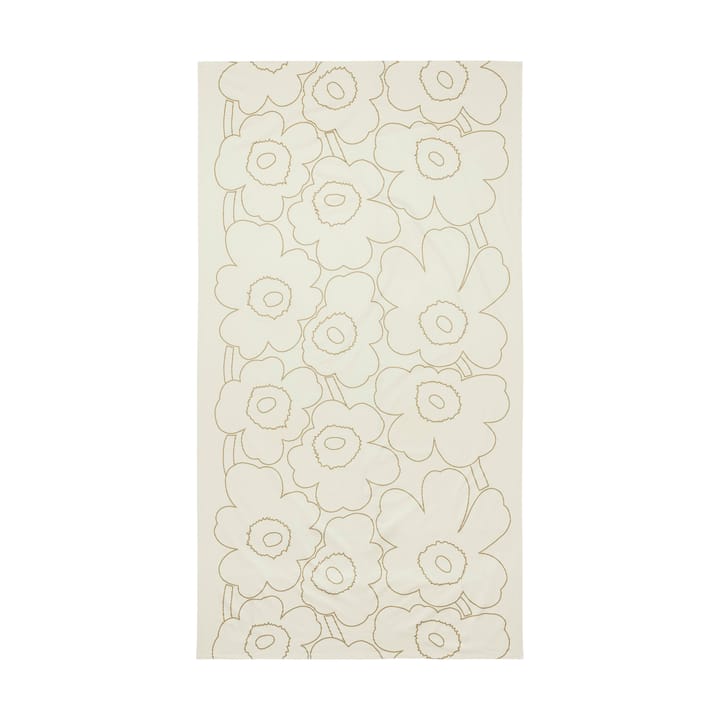 Piirto Unikko tablecloth 135x250 cm, Linen- gold Marimekko