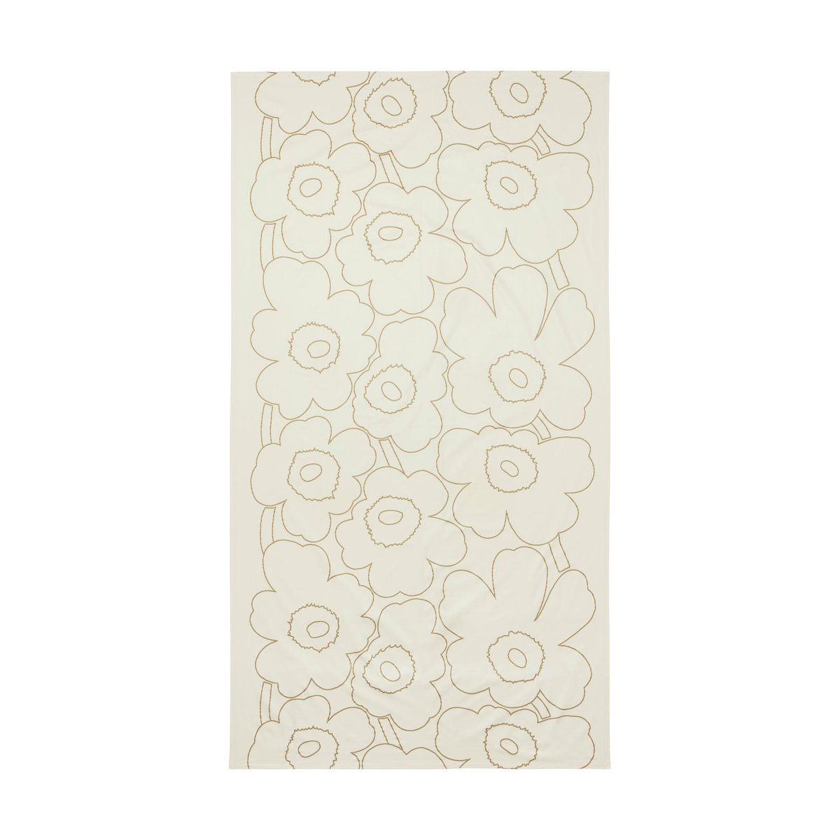 Marimekko Piirto Unikko tablecloth 135x250 cm Linen- gold