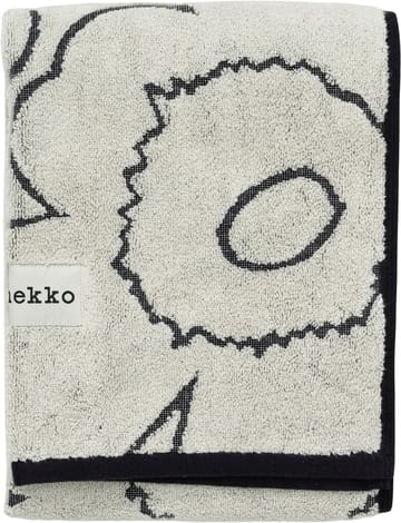 Piirto Unikko towel 50x100 cm - Ivory-black - Marimekko