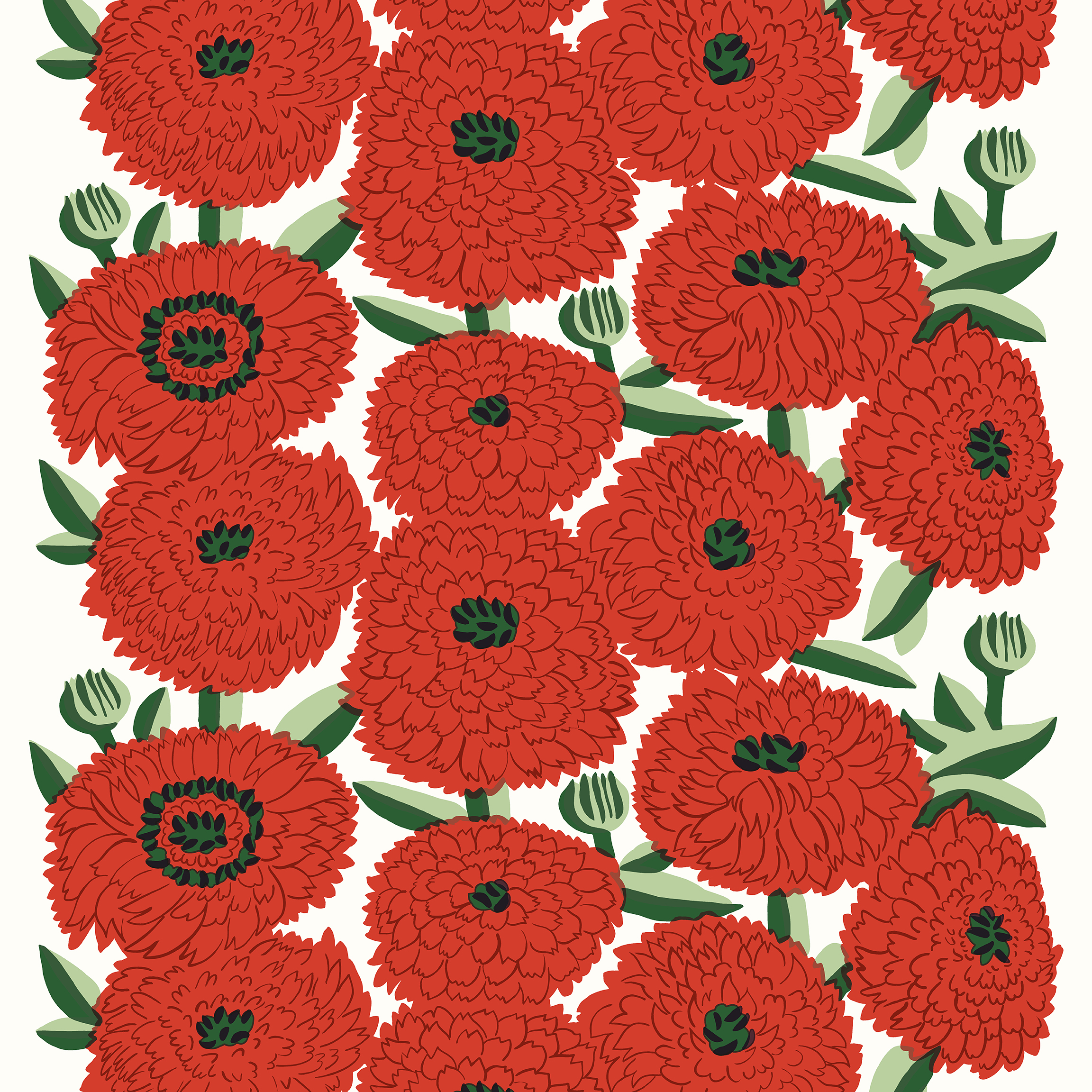 Primavera fabric from Marimekko 