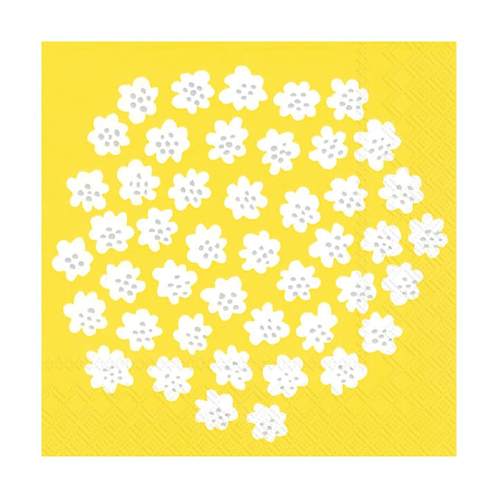 Puketti napkin 33x33 cm 20-pack, Yellow Marimekko