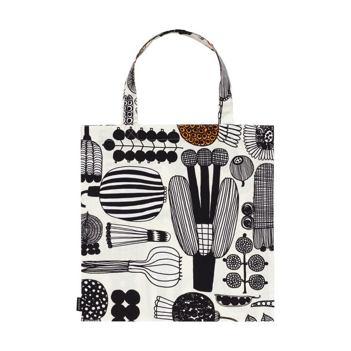 Puutarhurin parhaat bag 44x43 cm - White-black-orange - Marimekko