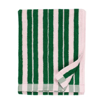 Raide towel 50x70 cm - Green-light pink - Marimekko