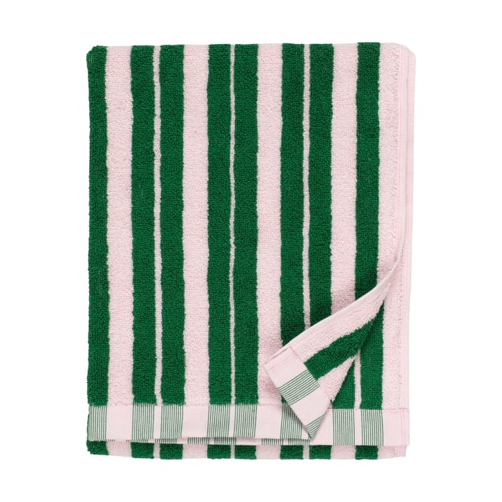 Raide towel 50x70 cm, Green-light pink Marimekko