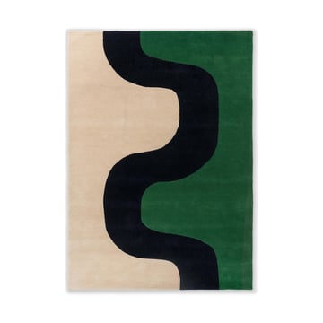 Seireeni wool rug Green, 170x240 cm