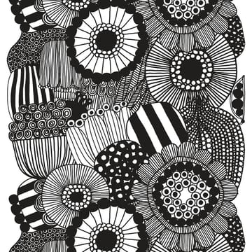 Siirtolapuutarha fabric - white-black - Marimekko