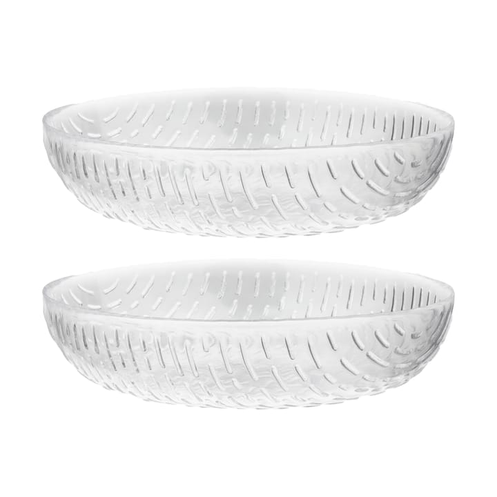 Syksy bowl glass 2.5 dl 2-pack - Clear - Marimekko