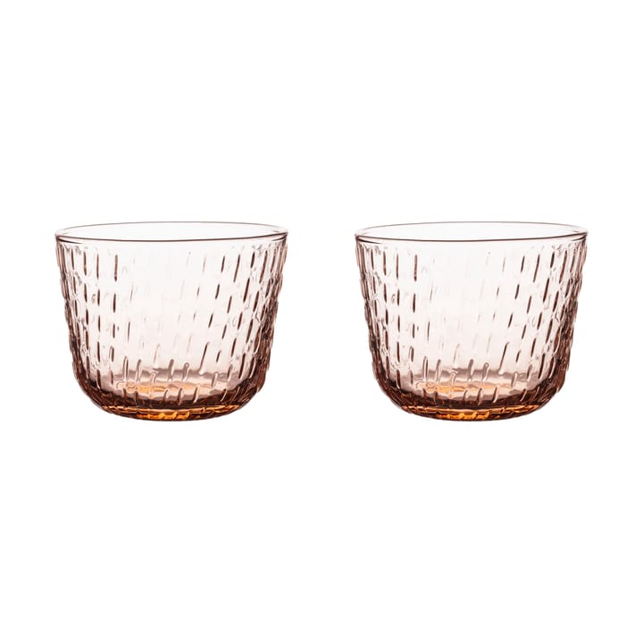 Syksy drinking glass 2 dl 2-pack, Copper Marimekko