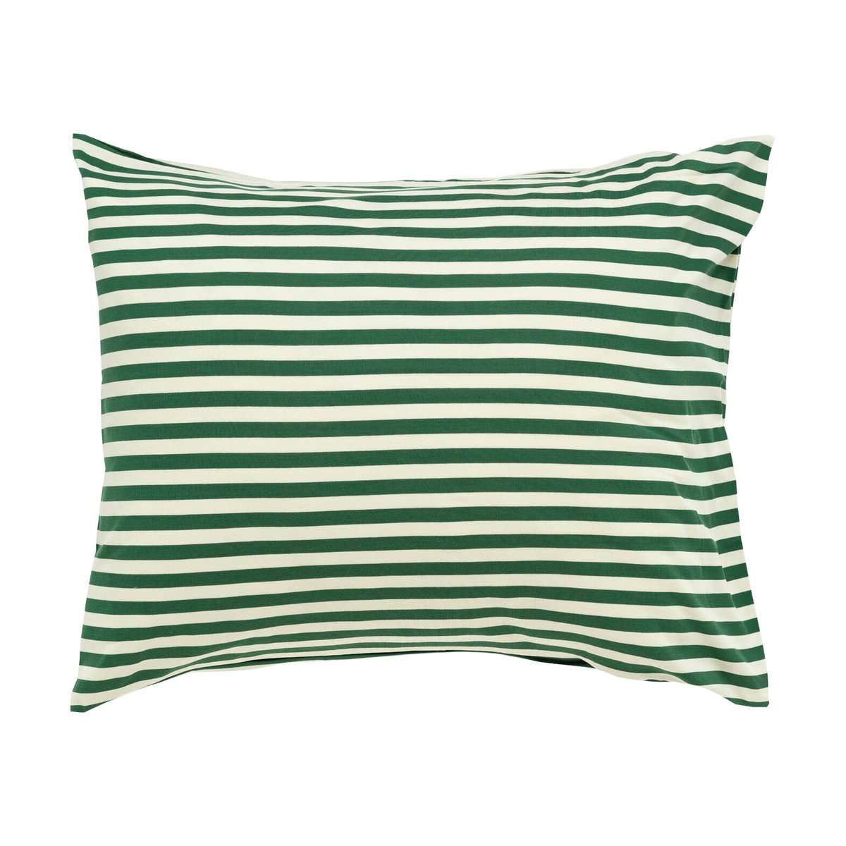 Marimekko Tasaraita pillowcase 50x60 cm Off white-dark green