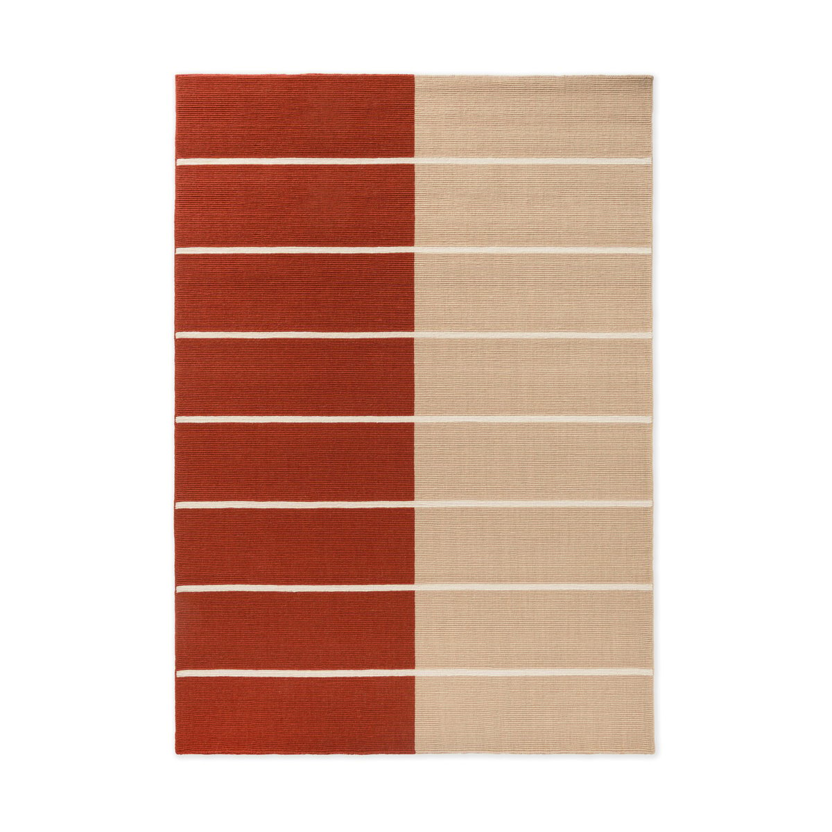 Marimekko Tiibet wool rug Burnt orange, 140x200 cm