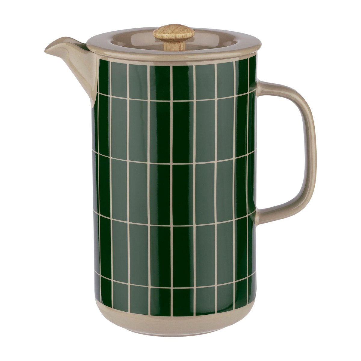 Marimekko Tiiliskivi coffee press 0.9 l Terra-dark green