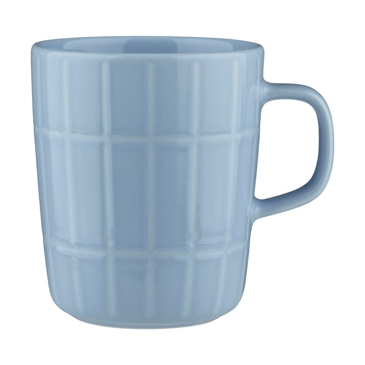 Tiiliskivi mug 25 cl - Light blue-off white - Marimekko