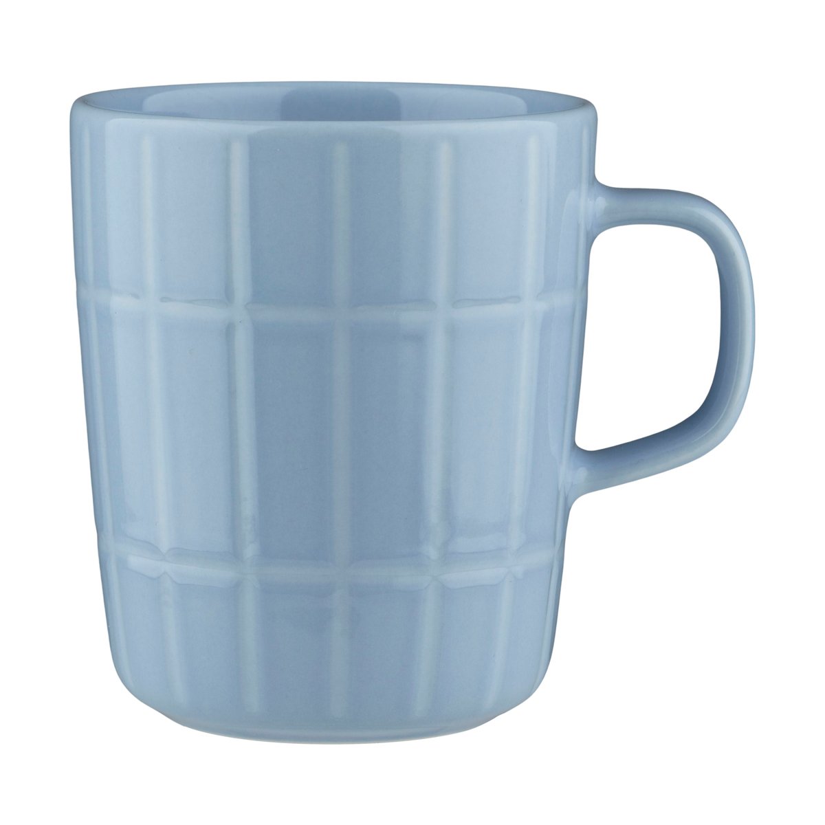 Marimekko Tiiliskivi mug 25 cl Light blue-off white - View 2