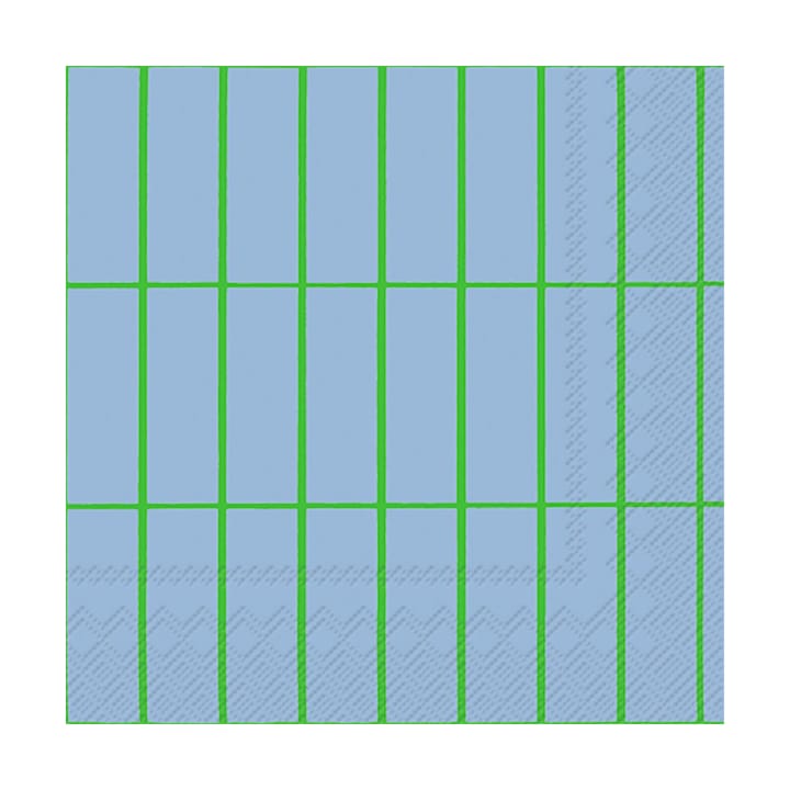 Tiiliskivi napkin 33x33 cm 20-pack, Light blue-green Marimekko