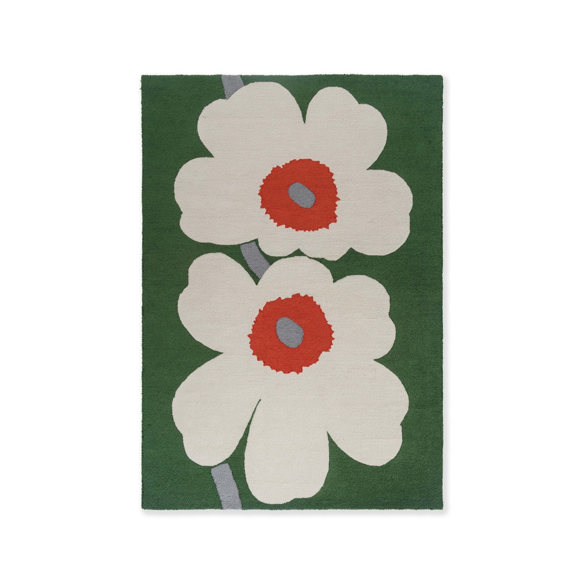 Marimekko Unikko 60th Anniversary tufted plastic rug 140x200 cm